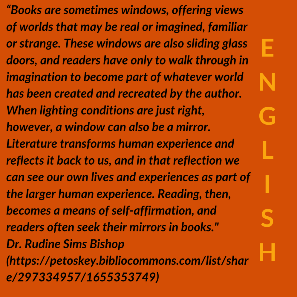 English department message
