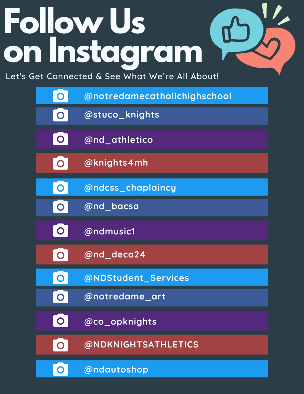 Follow Us On Social Media Flyer