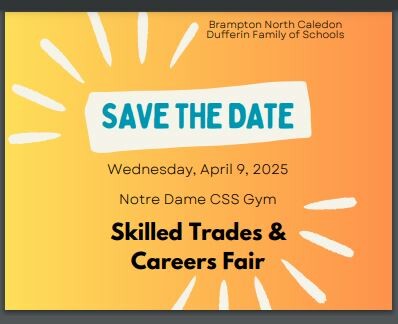 Save the Date April 9 2025 graphic