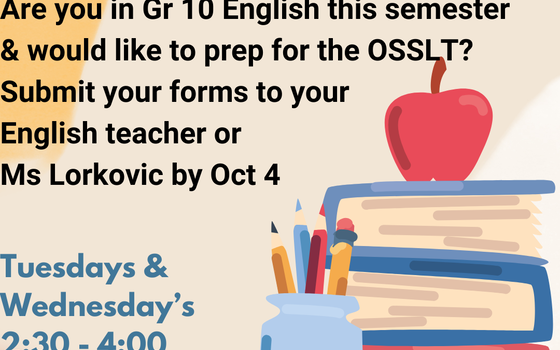 After School Literacy Sessions poster