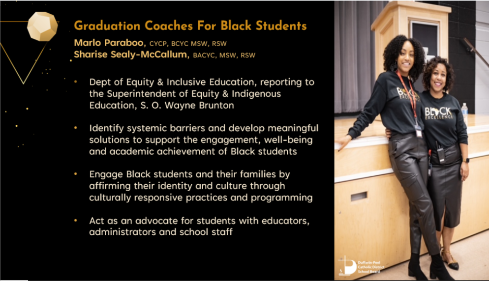 Graduation coaches for black students poster
