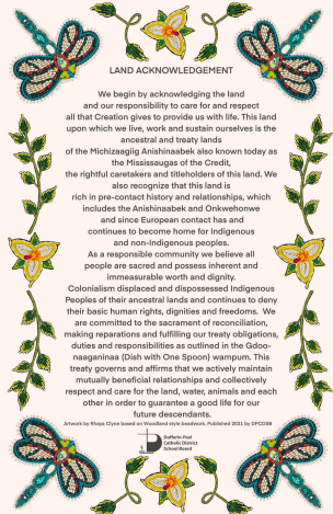 Land Acknowledgement graphic