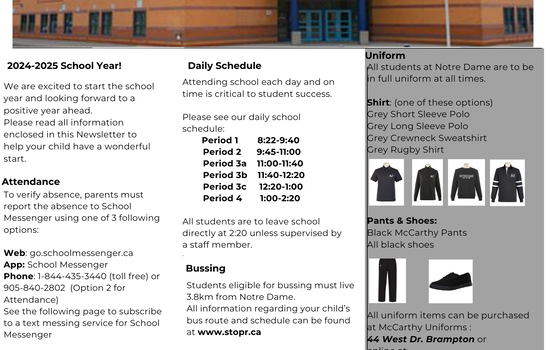 September newsletter picture
