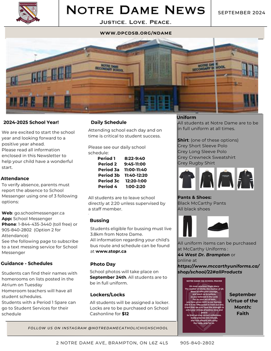 September newsletter picture